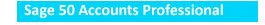 Sage 50 Accounts Professional