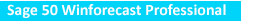 Sage 50 Winforecast Professional